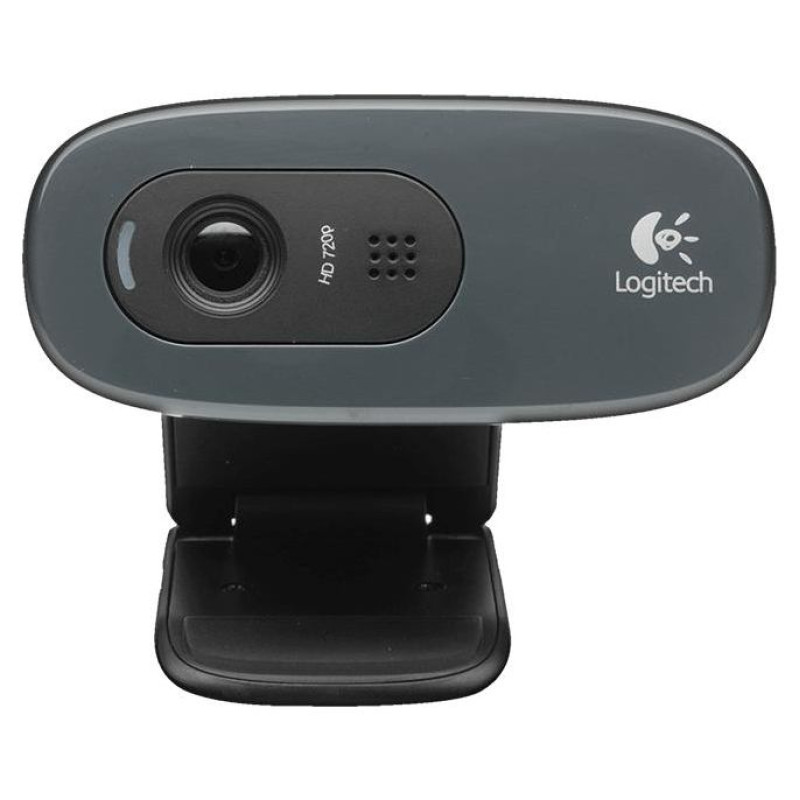 Logitech C270 HD Webcam - BLACK - USB