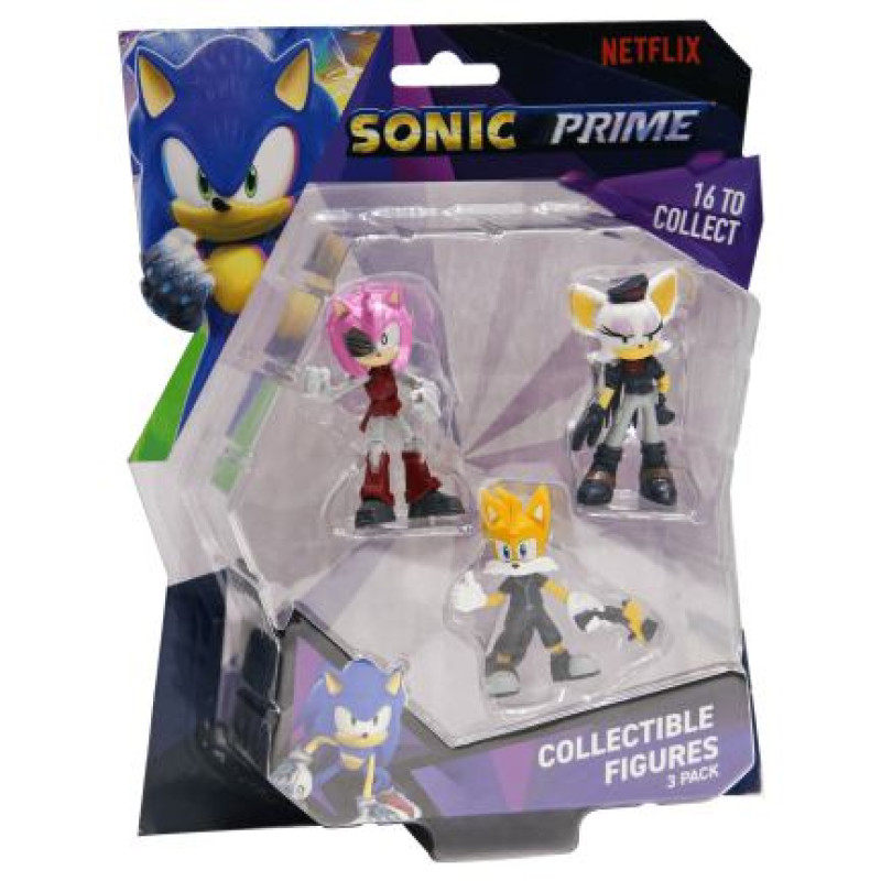 Sonic Figūriņas 3-paka, 6,5 cm