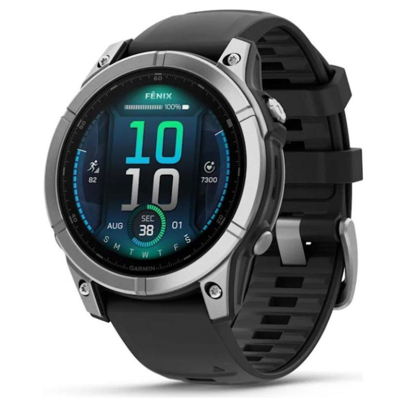 Garmin SMARTWATCH FENIX E/STEEL/BLCK 010-03025-00 GARMIN