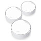 Tp-Link Wireless Router|TP-LINK|Wireless Router|3-pack|3000 Mbps|Mesh|Wi-Fi 6|1x10/100/1000M|1x2.5GbE|DHCP|DECOX50-POE(3-PACK)