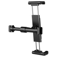 Baseus Backseat Car Mount SUHZ-01 Car Headrest Holder for Tablets / Smartphones 4.7-12.9" - Black