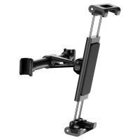 Baseus Backseat Car Mount SUHZ-01 Car Headrest Holder for Tablets / Smartphones 4.7-12.9" - Black