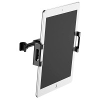 Baseus Backseat Car Mount SUHZ-01 Car Headrest Holder for Tablets / Smartphones 4.7-12.9" - Black