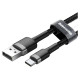 Baseus Cafule Cable durable nylon cable USB / USB-C QC3.0 2A 2M black-gray (CATKLF-CG1)