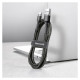 Baseus Cafule Cable durable nylon cable USB / USB-C QC3.0 2A 2M black-gray (CATKLF-CG1)
