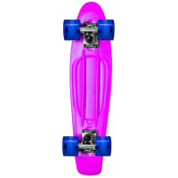No Rules Skateboard fun skrituļdēlis ar gaismiņām, rozā - AU 349