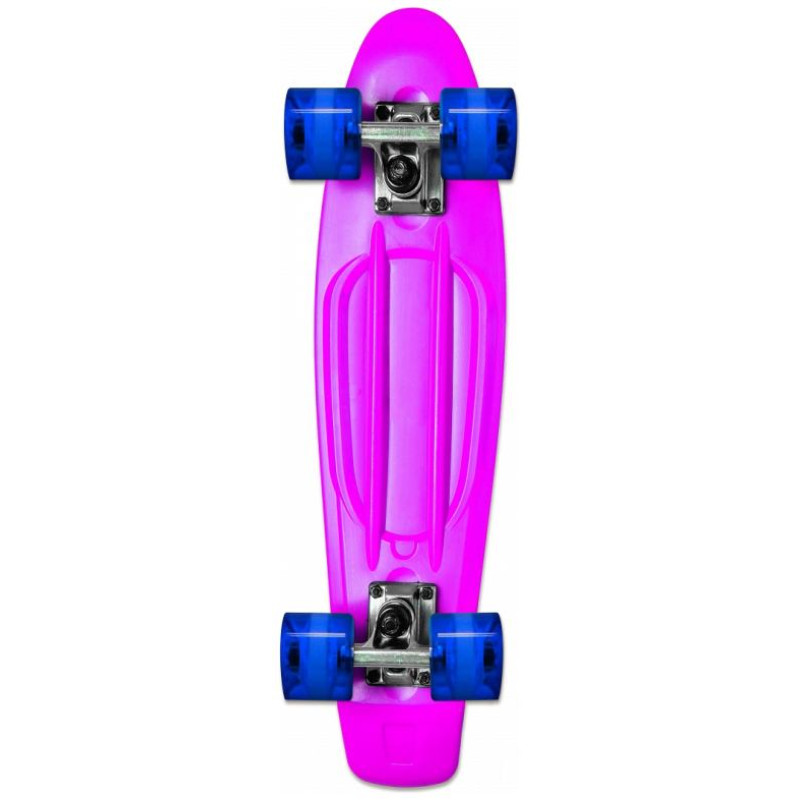 No Rules Skateboard fun skrituļdēlis ar gaismiņām, rozā - AU 349