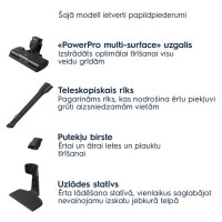 Electrolux 500.sērijas 2in1 bezvadu putekļusūcējs bez maisiņa, balts - ES52CB18SH