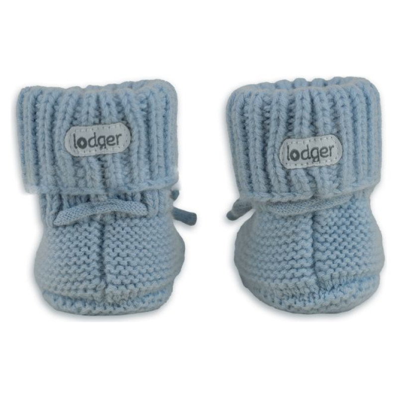 Lodger Slipper Merino vilnas čībiņas, Blue Fogg, 0-6m - SLM 110_0-6