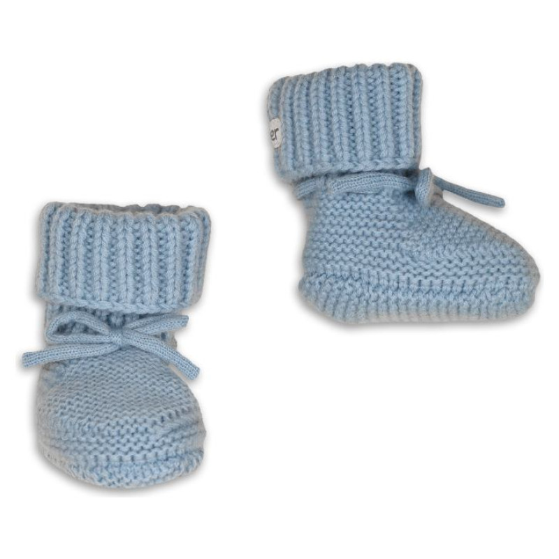 Lodger Slipper Merino vilnas čībiņas, Blue Fogg, 0-6m - SLM 110_0-6