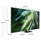 Samsung TV Set|SAMSUNG|55"|4K/Smart|QLED|3840x2160|Wireless LAN|Bluetooth|Tizen|Black|QE55QN90DATXXH
