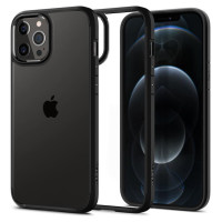 Spigen Ultra Hybrid Case for iPhone 12 / iPhone 12 Pro - Matte Black