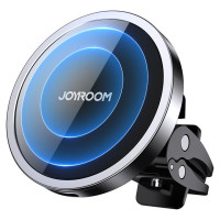 Joyroom Car Magnetic Holder Qi Wireless Inductive Charger 15W (MagSafe Compatible for iPhone) Black (JR-ZS240)