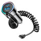 Joyroom JR-CL07 72W 3in1 Car Charger with 1.6m USB-C Cable – Black