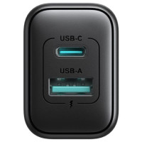 Joyroom JR-TCF13 network charger USB-C / USB-A 25W SFC / PPS / PD - black