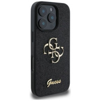 Guess Fixed Glitter Big 4G case for iPhone 16 Pro - black