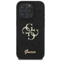 Guess Fixed Glitter Big 4G case for iPhone 16 Pro - black