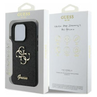 Guess Fixed Glitter Big 4G case for iPhone 16 Pro - black