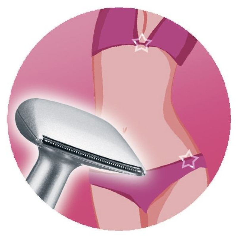 Braun dāmu trimmeris,  rozā - FG 1100 New