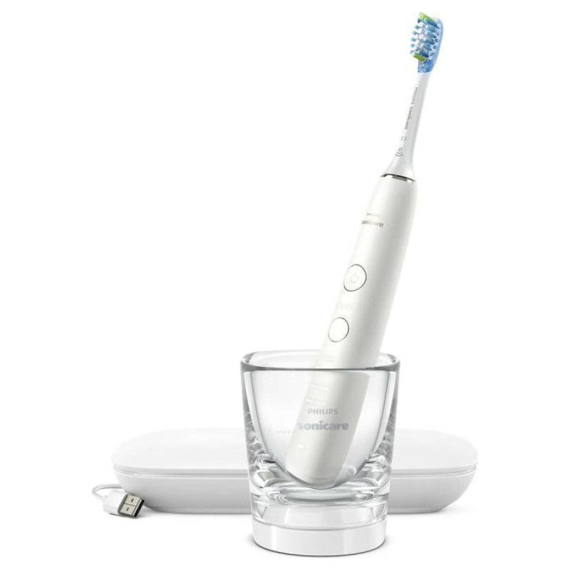 Sonicare zobu birste DiamondClean ar īpa&scaron;u  lietotni, balta - HX9911/27