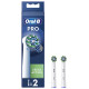 Braun el.zobu birstes uzgalis Cross Action, 2 gab, balts - EB 50-2 WHT