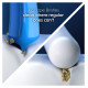 Braun el.zobu birstes uzgalis Cross Action, 2 gab, balts - EB 50-2 WHT