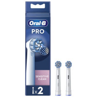 Braun el.zobu birstes uzgalis Sensitive Clean Pro, 2 gab - EB 60-2 Sensitive