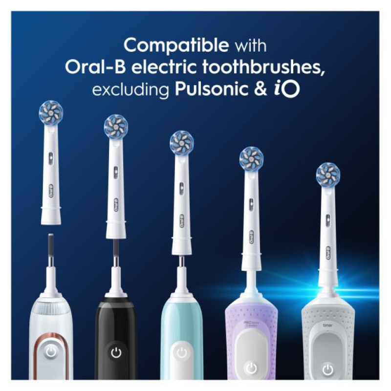 Braun el.zobu birstes uzgalis Sensitive Clean Pro, 2 gab - EB 60-2 Sensitive