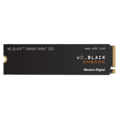 Western Digital SSD|WESTERN DIGITAL|Black SN850X|1TB|M.2|PCIE|NVMe|Write speed 6300 MBytes/sec|Read speed 7300 MBytes/sec|2.38mm|TBW 600 TB|WDS100T2X0E