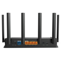 Tp-Link Wireless Router|TP-LINK|Wireless Router|6500 Mbps|Wi-Fi 7|3x10/100/1000M|1x2.5GbE|LAN \ WAN ports 1|Number of antennas 6|ARCHERBE400