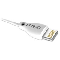 Dudao cable USB / Lightning cable 2.4A 1m white (L4L 1m white)