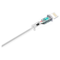Dudao cable USB / Lightning cable 2.4A 1m white (L4L 1m white)