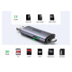 Ugreen CM185 50706 reader for SD / micro SD cards on USB-A 3.0 / USB-C 3.0 - gray