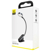 Baseus mini lamp LED lamp with clip gray (DGRAD-0G)