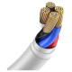 Baseus 2x USB - Lightning cable fast charging 1.5 m white (TZCALZJ-02)