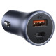 Baseus Golden Contactor Pro fast car charger USB Type C / USB 40 W Power Delivery 3.0 Quick Charge 4 + SCP FCP AFC gray (CCJD-0G)