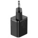 Baseus Super Si 1C fast charger USB Type C 20W Power Delivery + USB Type C - Lightning cable 1m black (TZCCSUP-B01)