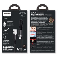 Joyroom Liquid Silicone Data Cable N2 USB-A / Lightning 2.4A 1.2m - Black