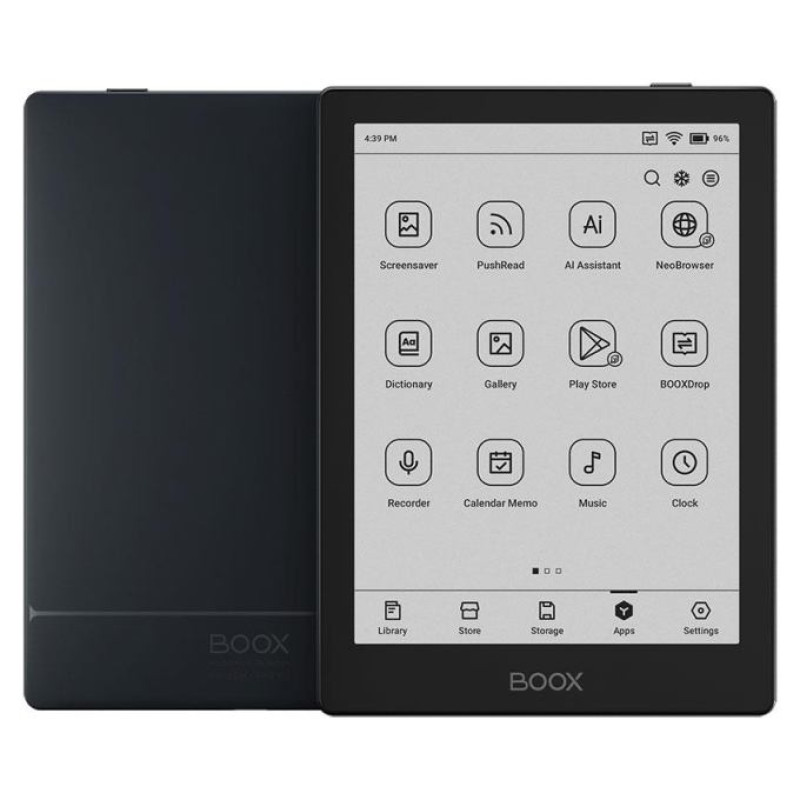 Onyx Boox E-Reader|ONYX BOOX|6"|1072x1448|Memory 32 MB|1xUSB-C|Micro SDXC|Wireless LAN|Bluetooth|Black|OPC1225R