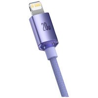 Baseus CAJY000305 Lightning - USB-C PD cable 20W 480Mb/s 2m - purple