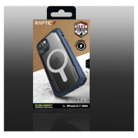 Raptic X-Doria Secure Case iPhone 14 with MagSafe armored blue cover