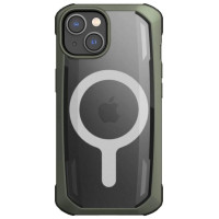 Raptic X-Doria Secure Case iPhone 14 Plus with MagSafe armored cover green