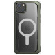 Raptic X-Doria Secure Case iPhone 14 Plus with MagSafe armored cover green