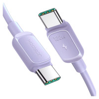 Joyroom Multi-Color Series A14 USB-C / USB-C 100W Cable 1.2m - Purple