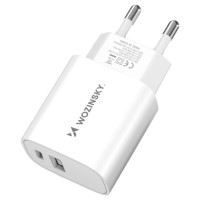 Wozinsky WGWCW USB-A USB-C 20W wall charger - white