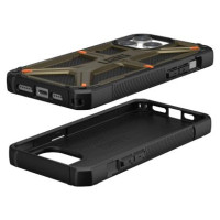 UAG Monarch case for iPhone 15 Pro Max - green kevlar