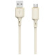 Dudao L7SM USB-A - micro USB cable 5A 1m - beige