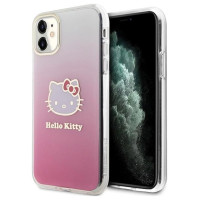Hello Kitty IML Gradient Electrop Kitty Head Case for iPhone 11 / Xr - Pink