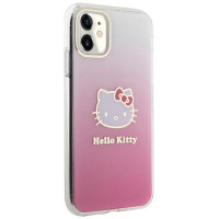 Hello Kitty IML Gradient Electrop Kitty Head Case for iPhone 11 / Xr - Pink