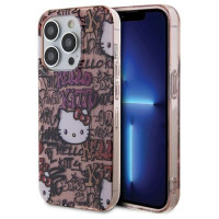 Hello Kitty IML Tags Graffiti case for iPhone 13 Pro / 13 - pink